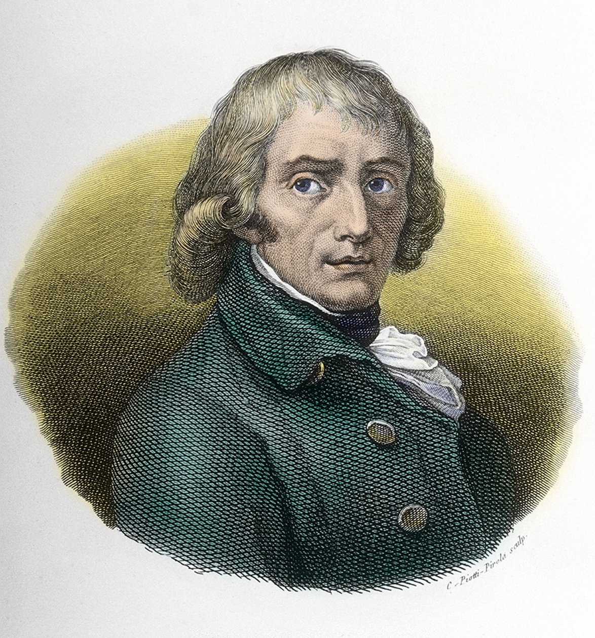 Portrett av Giuseppe Parini (1729-1799), gravering etter tegning av Andrea Appiani (1754-1817) av Andrea the Elder (after) Appiani