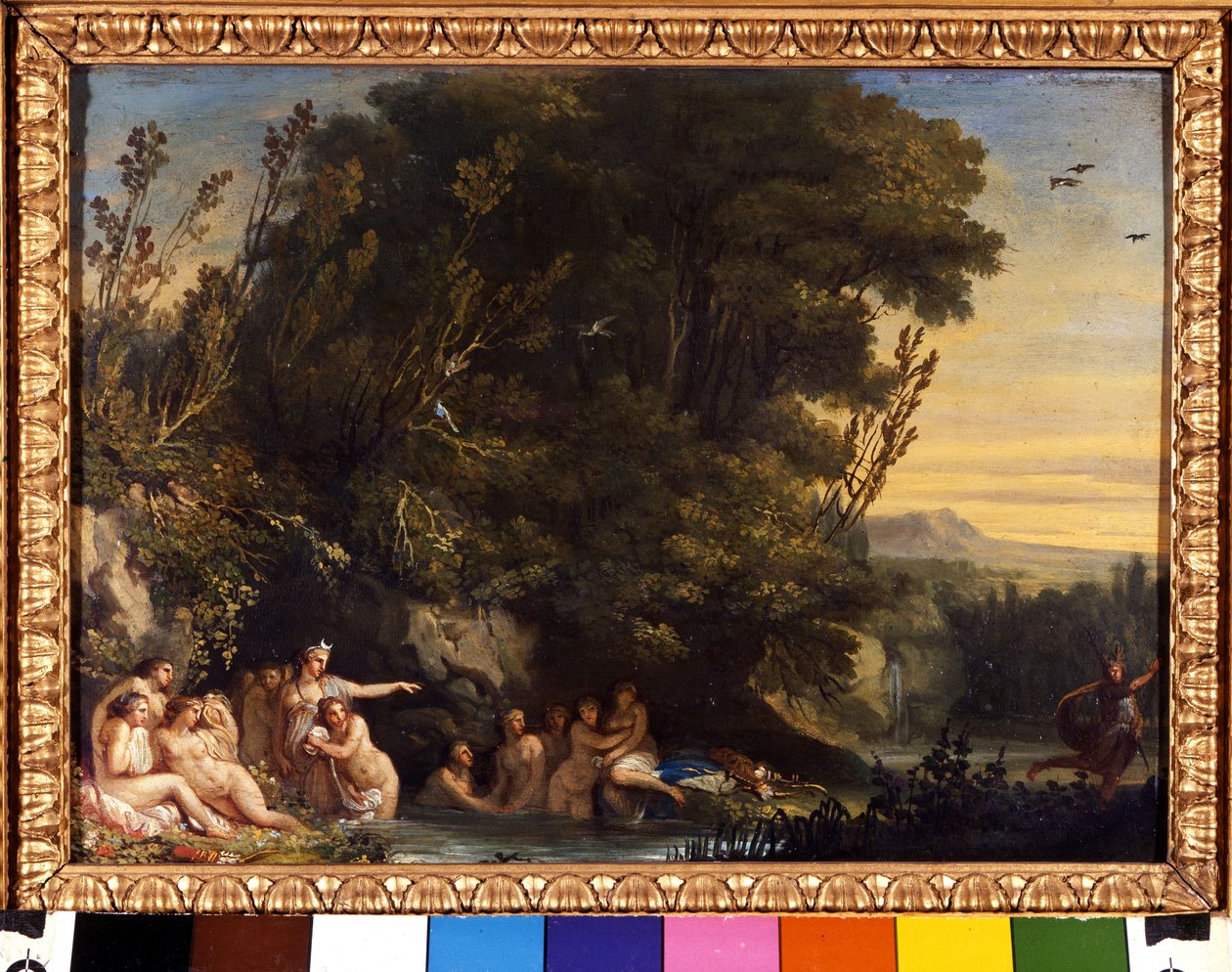 Diane og Acteon. Maleri av Andrea Appiani (1754-1817) Milano av Andrea the Elder Appiani