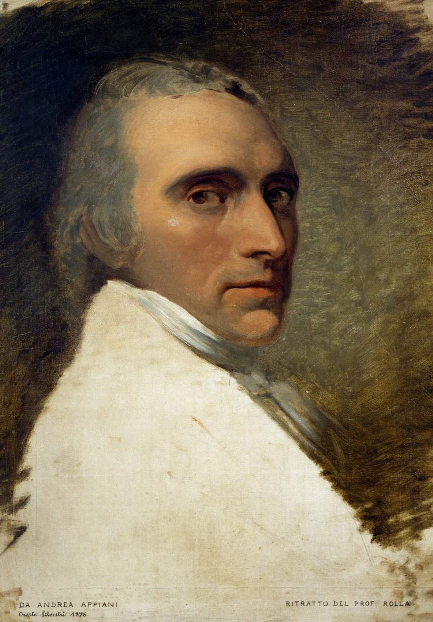 Portrett av Alessandro Rolla (Pavia av Andrea the Elder Appiani