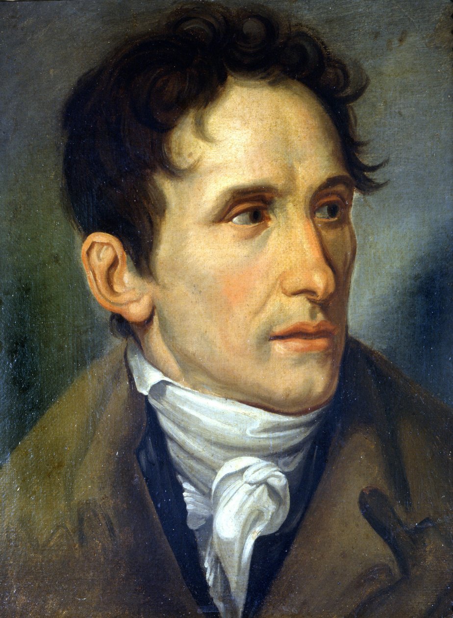 Portrett av Canova (1757 - 1822) av Appiani. Slottsmuseet i Milano av Andrea the Elder Appiani