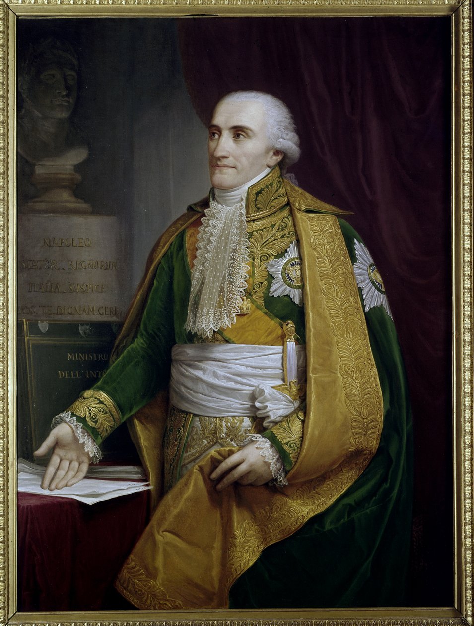 Portrett av Luigi Giuseppe Arborio av Gattinara av Andrea the Elder Appiani