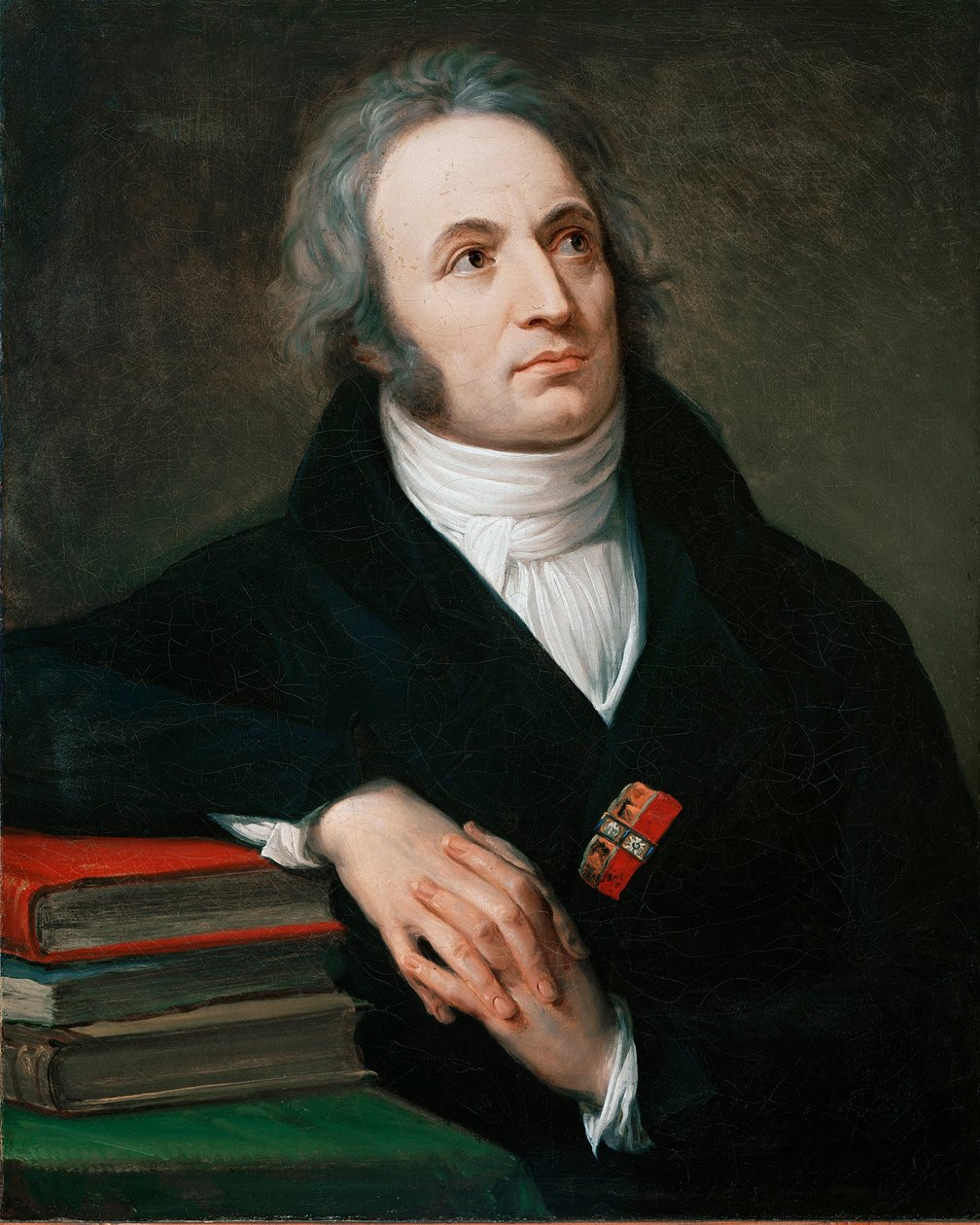 Portrett av poeten Vincenzo Monti (1754-1828) Maleri av Andrea Appiani (1754-1817) 1809 Nasjonalgalleriet for moderne kunst, Roma av Andrea the Elder Appiani