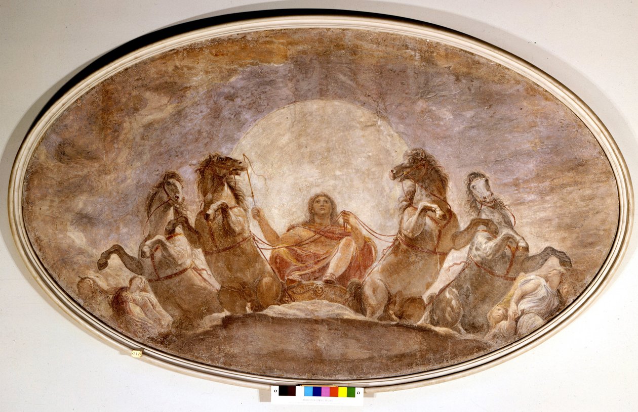 Vognen til Apollo. Andrea Appiani (1754-1817). Maleri. Pinacoteca de Brera. Milan av Andrea the Elder Appiani