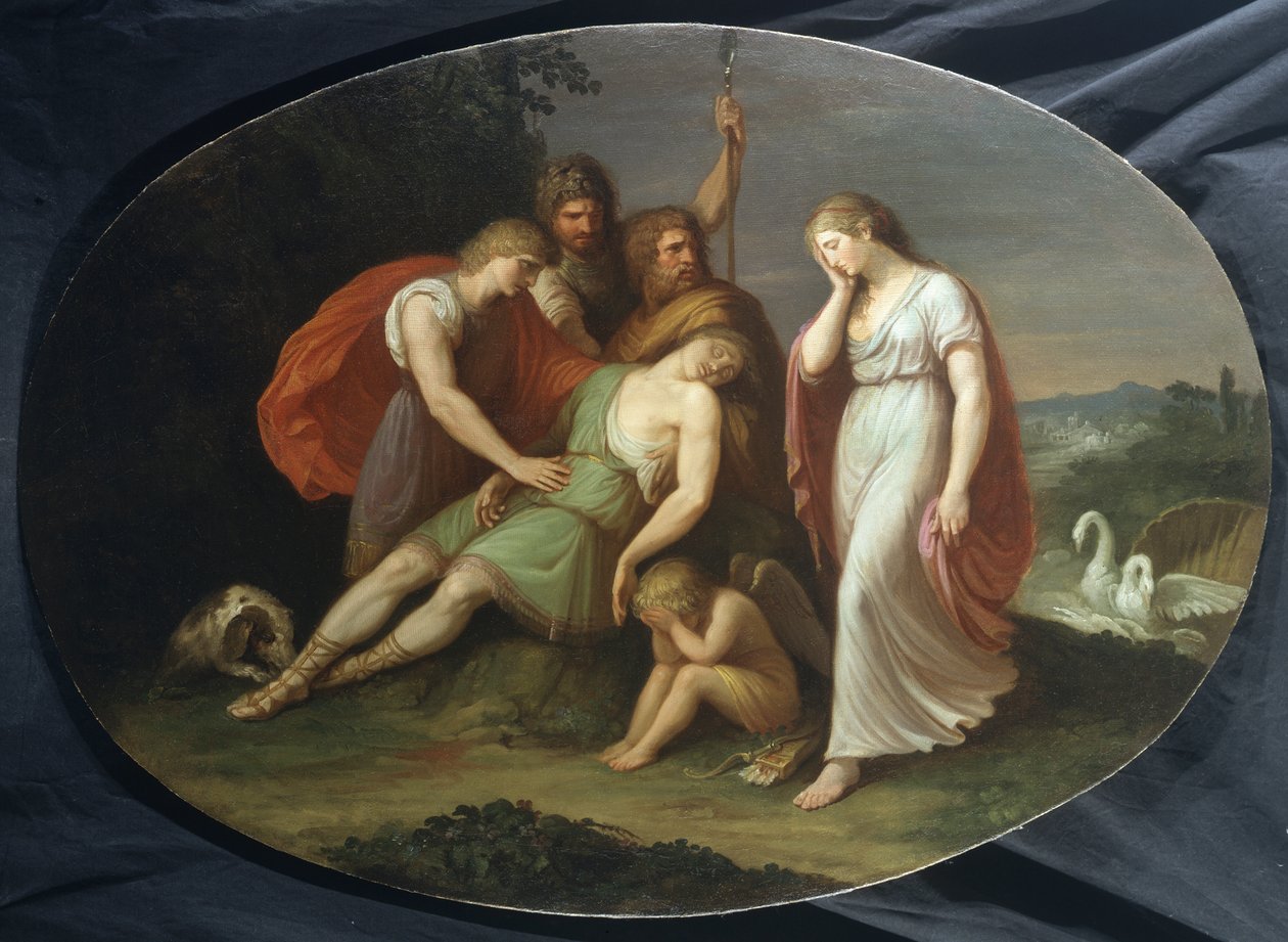 Adonis død av Andrea the Elder Appiani