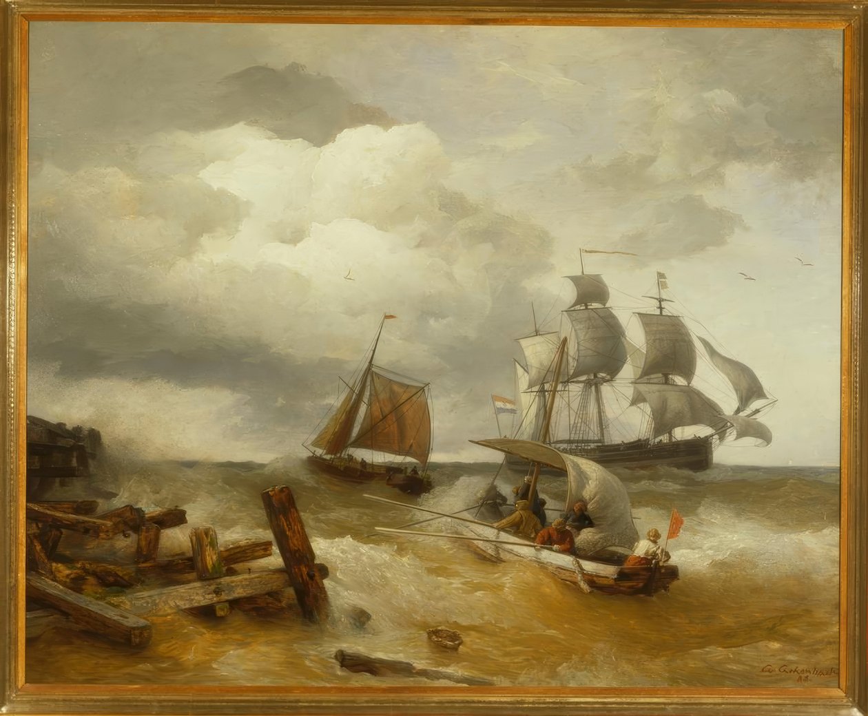 A. Achenbach, Marine av Andreas Achenbach