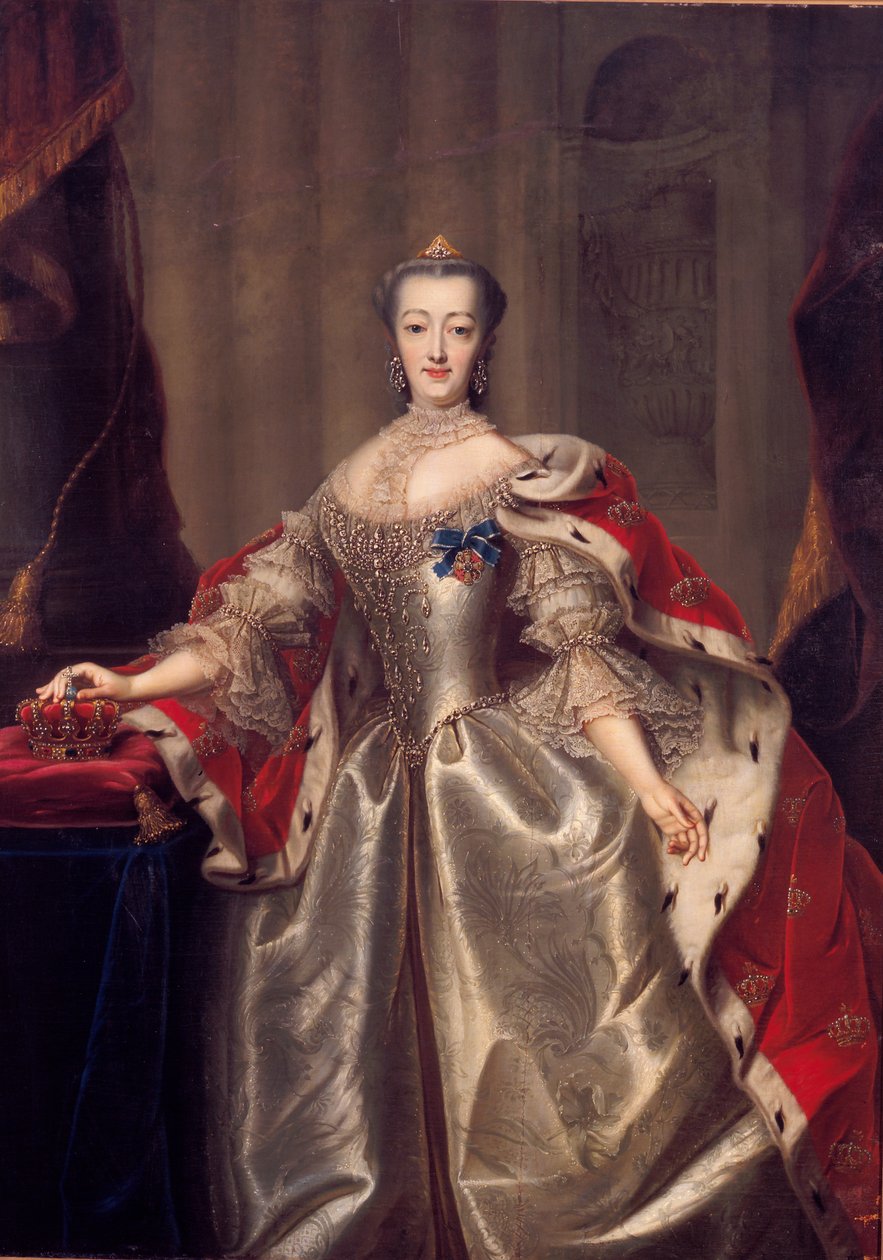 Sophie-Madeleine fra Brandenburg-Culmbach av Andreas Brünniche