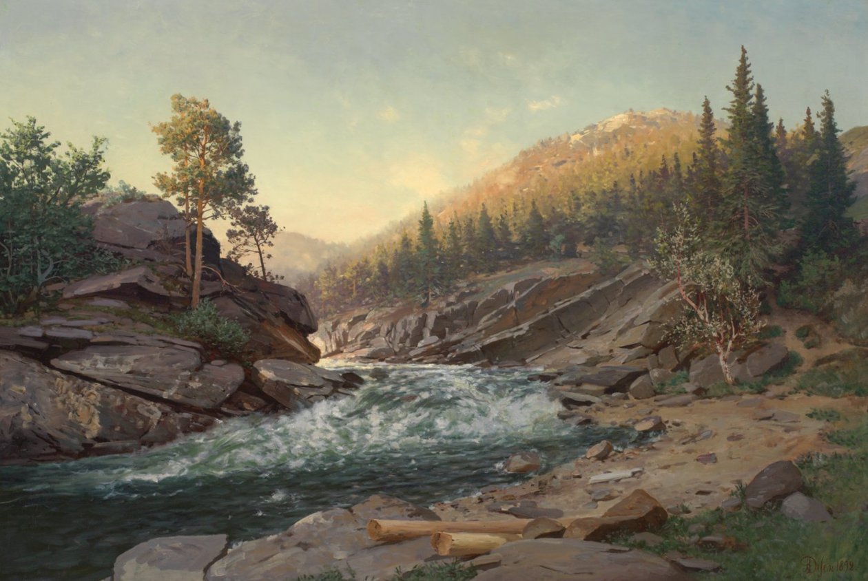 Fjellet om sommeren av Andreas Edvard Disen