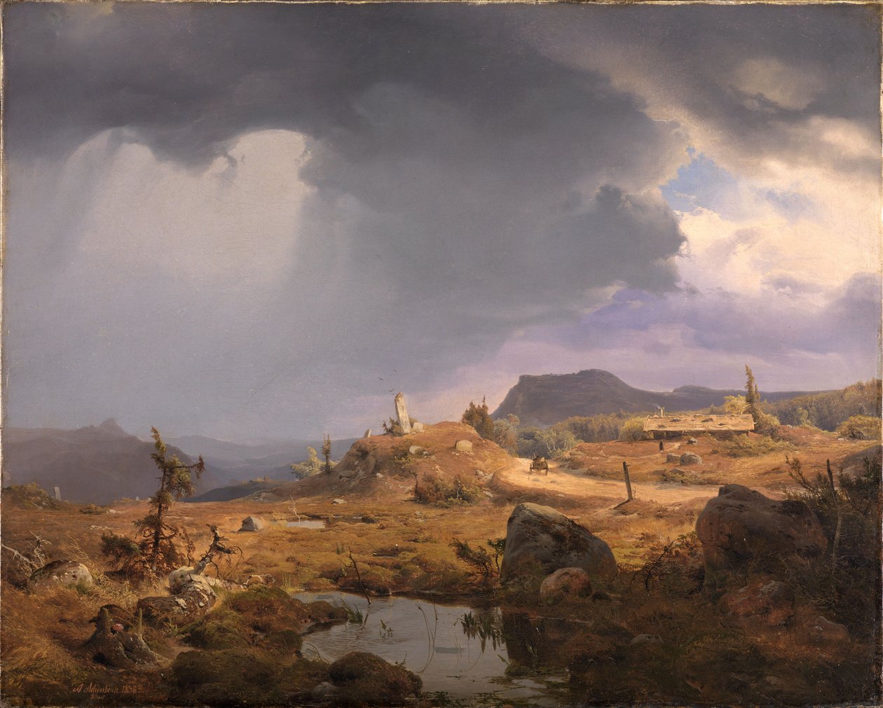 Norsk landskap av Andreas Achenbach