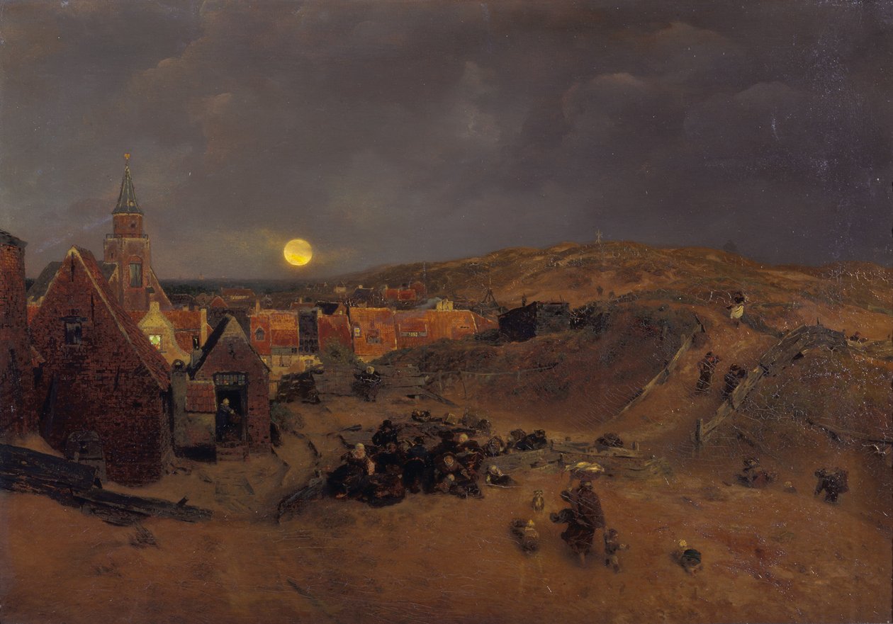 Scheveningen av Andreas Achenbach
