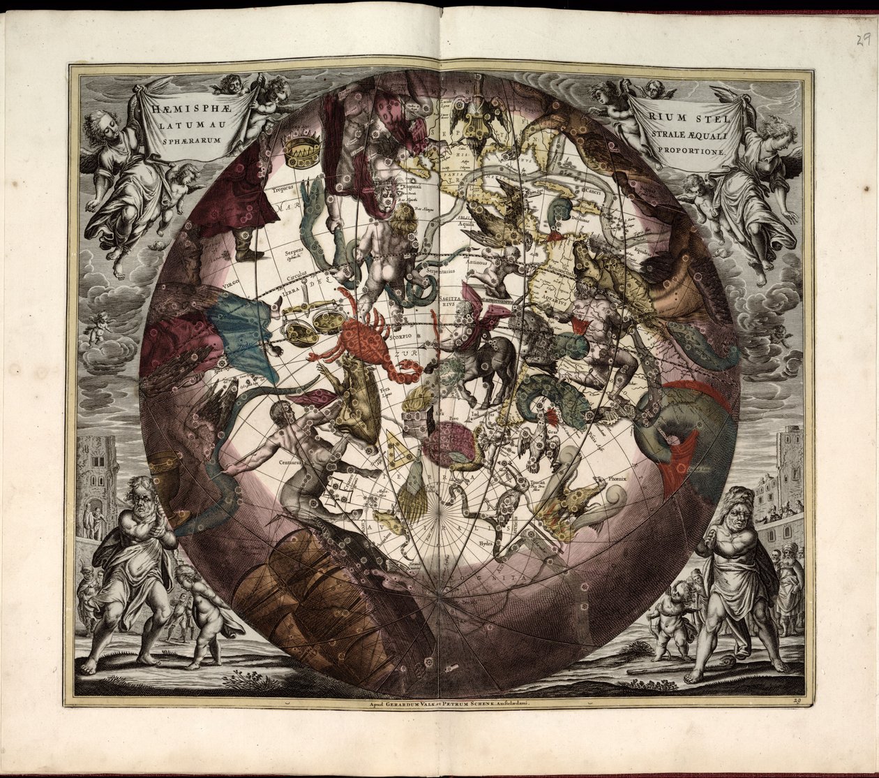 Makrokosmisk harmoni, eller, et nytt og universelt atlas, som viser en generell og ny kosmografi av det hele skapte universet av Andreas Cellarius