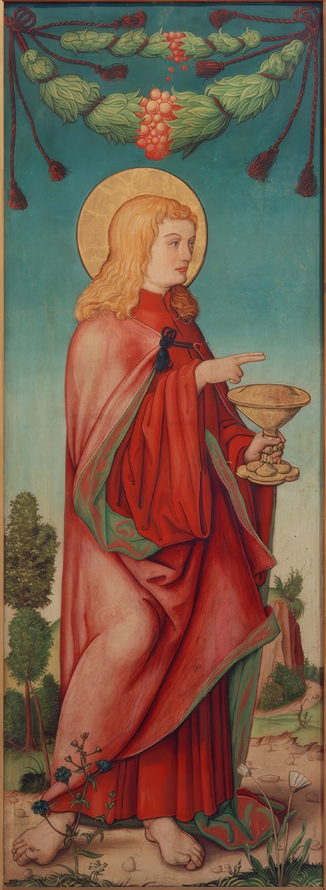 Johannes evangelisten av Andreas Haider