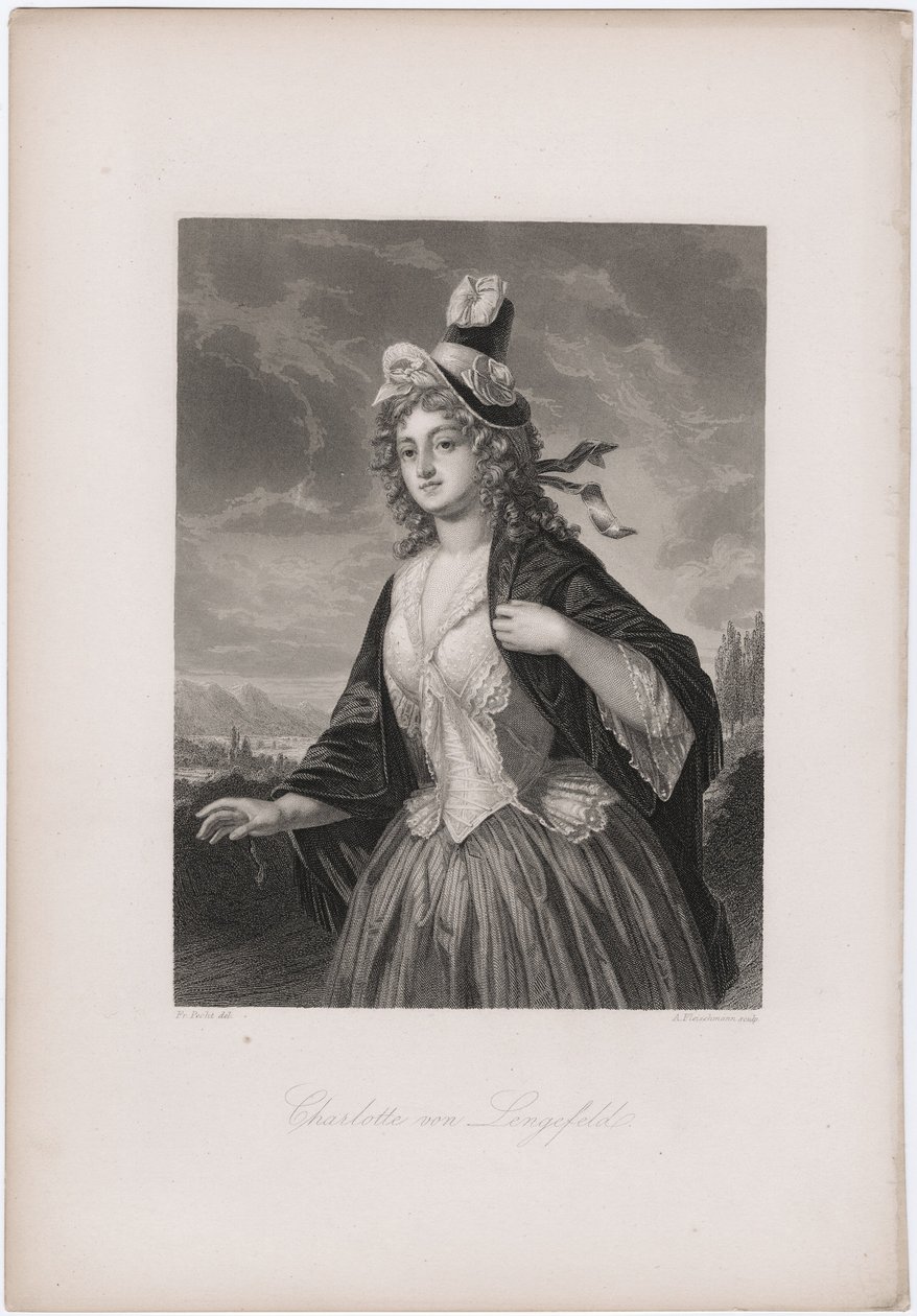 Charlotte von Lengefeld, 1850-årene av Andreas Johann Fleischmann