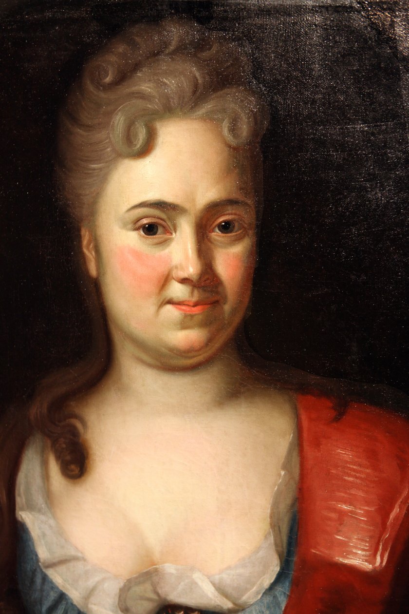 Portrett av keiserinne Catherine I. 1684-1727, 1712 av Andreas Møller