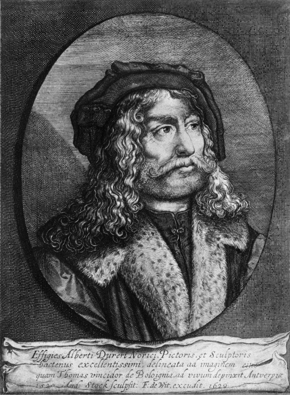 Portrett av Albrecht Durer, 1629, 1936 av Andreas Stock
