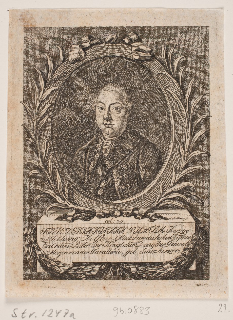 Hertug Frederik Henrik Vilhelm av Lyksburg av Andreas Støttrup