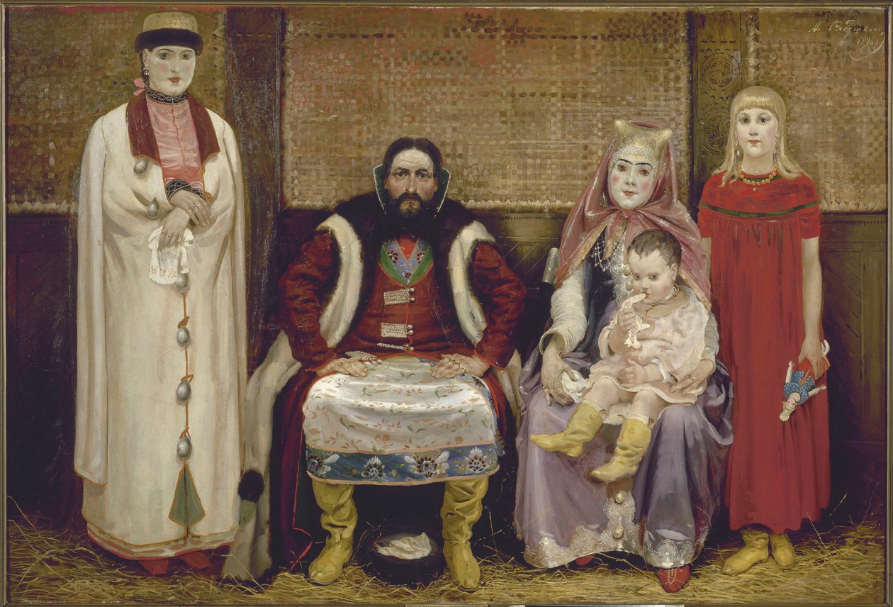Stanichnaya Sloboda, Borisoglebsk Uyezd, Tambov -provinsen, Russland av Andrei Petrovich Ryabushkin
