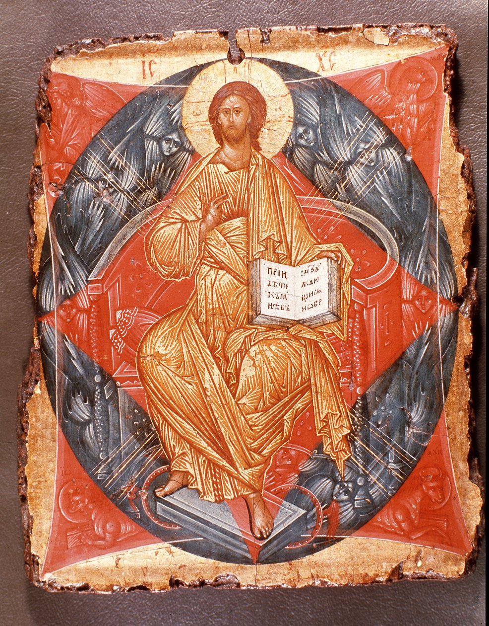 Ikon (tempera på panel) av Andrei Rublev