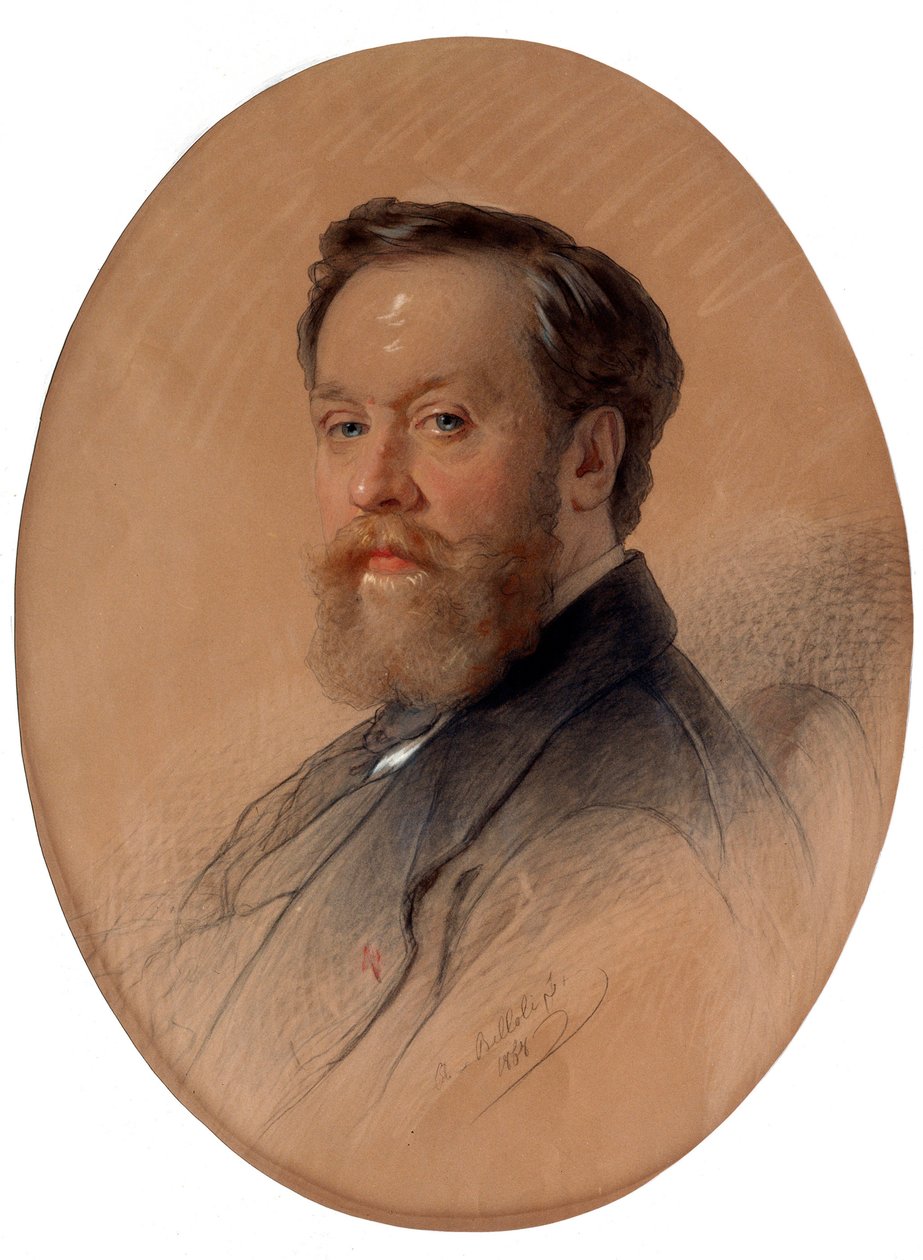 Portrett av marskalken av adelen V.Y. Tulinov, 1868. av Andrei Belloli
