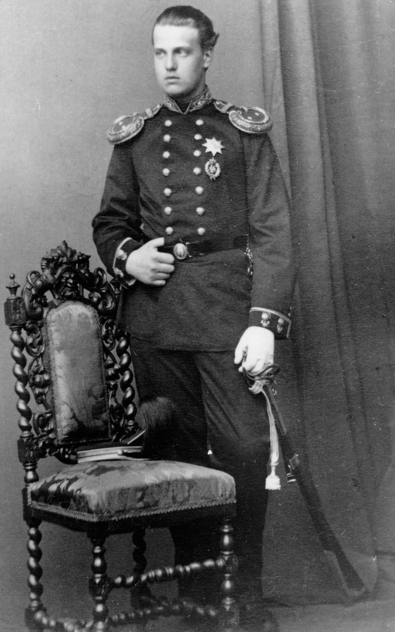Storhertug Alexei Alexandrovich av Russland, c1865-c1870 av Andrei Deniere