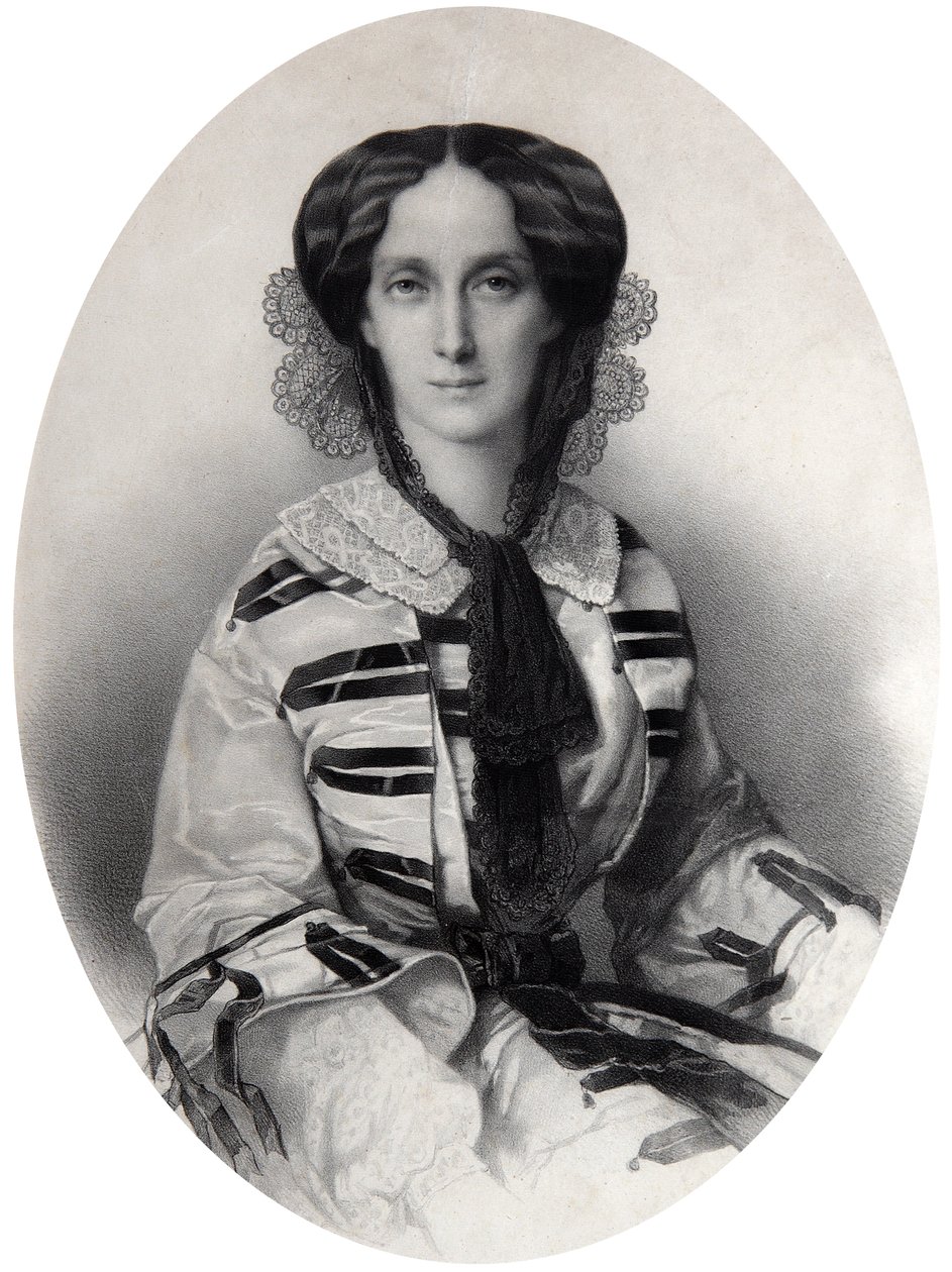 Tsarina Maria Alexandrovna fra Russland, 1860 av Andrei Deniere