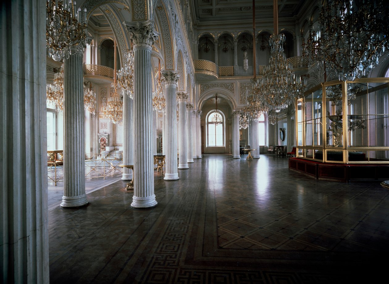 Paviljonghallen til den lille eremitasjen, 1850-1858. av Andrei Ivanovich Stakenschneider