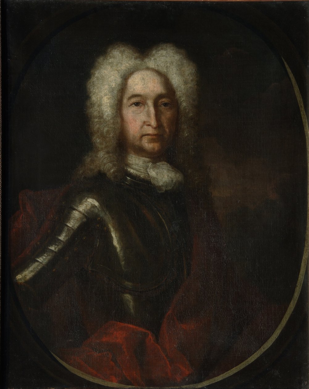 Portrett av prins Ivan Aleksijevitsj Golitsyn 1658-1729, 1728 av Andrei Matveyevich Matveyev