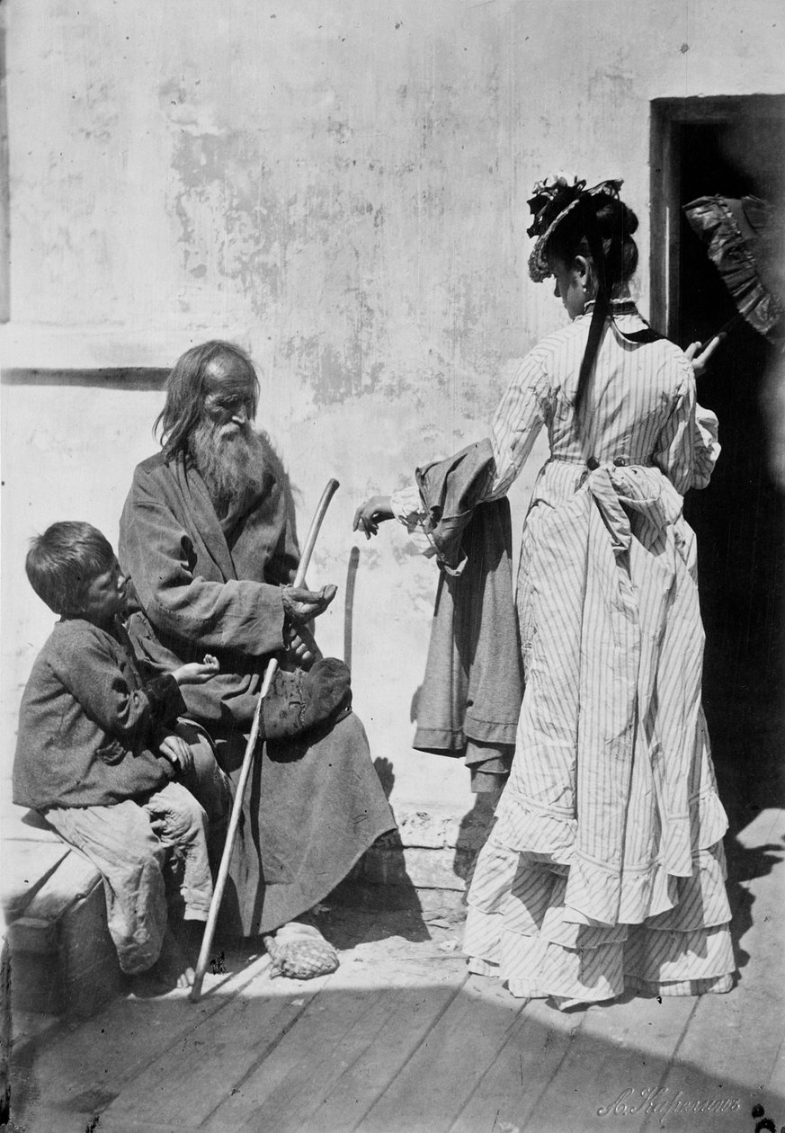 Alms, c1870-c1875. av Andrei Osipovich Karelin