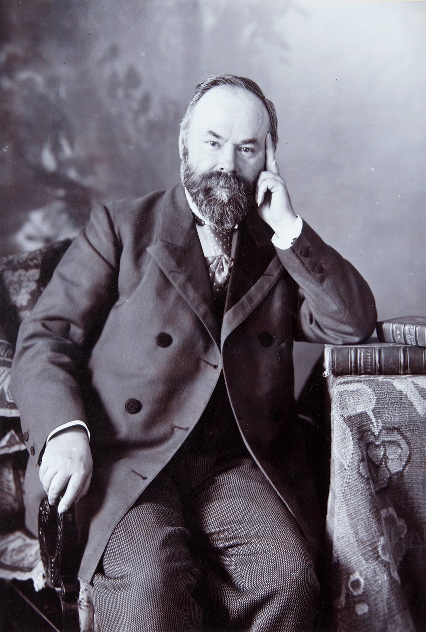 Pyotr Shchukin, russisk kunstsamler, c1890-c1900 av Andrei Osipovich Karelin