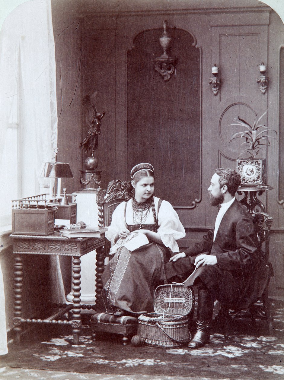 Russisk komposisjon, c1870-c1880s. av Andrei Osipovich Karelin