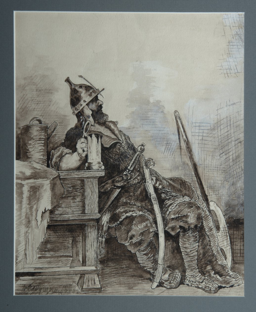 Bogatyr, 1893 av Andrei Petrovich Ryabushkin
