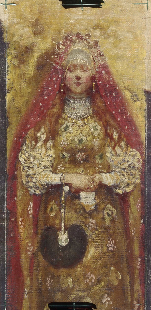 Boyars Wife Detail, 1899 av Andrei Petrovich Ryabushkin