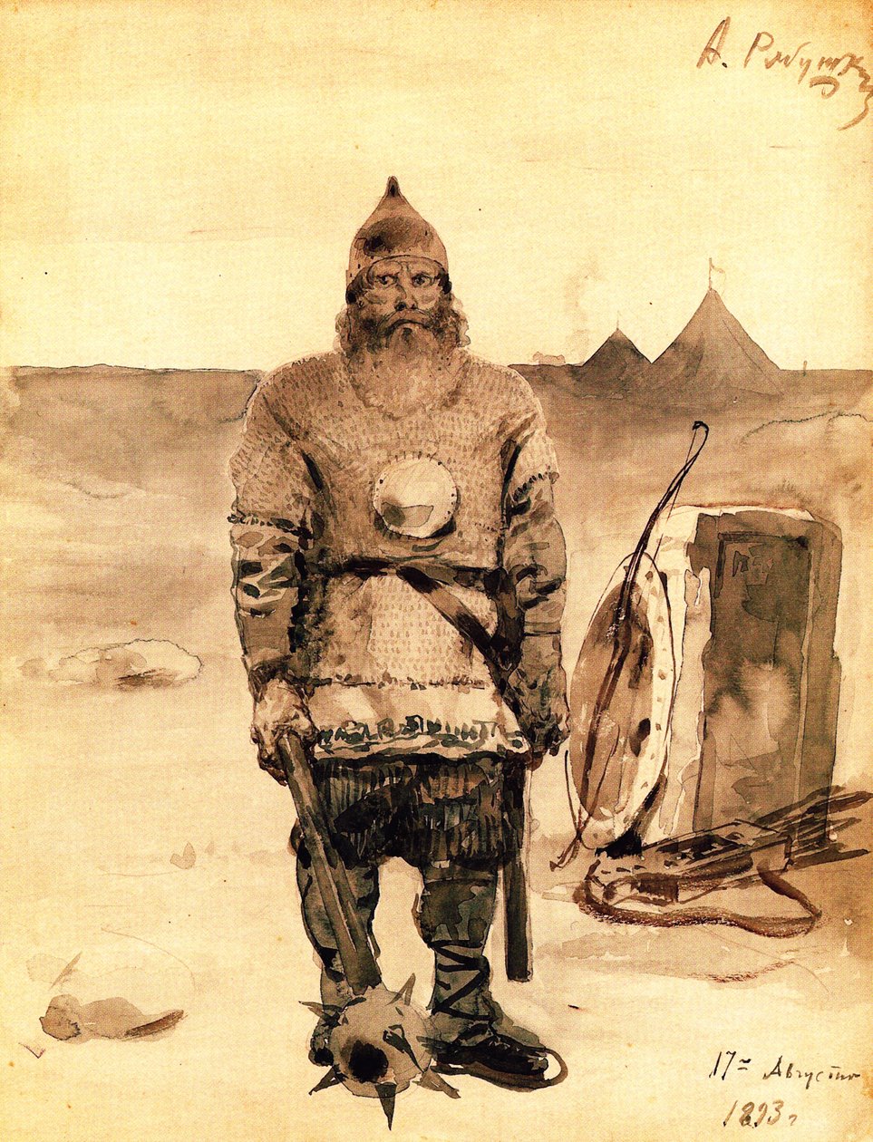 Ilya Muromets, 1893 av Andrei Petrovich Ryabushkin