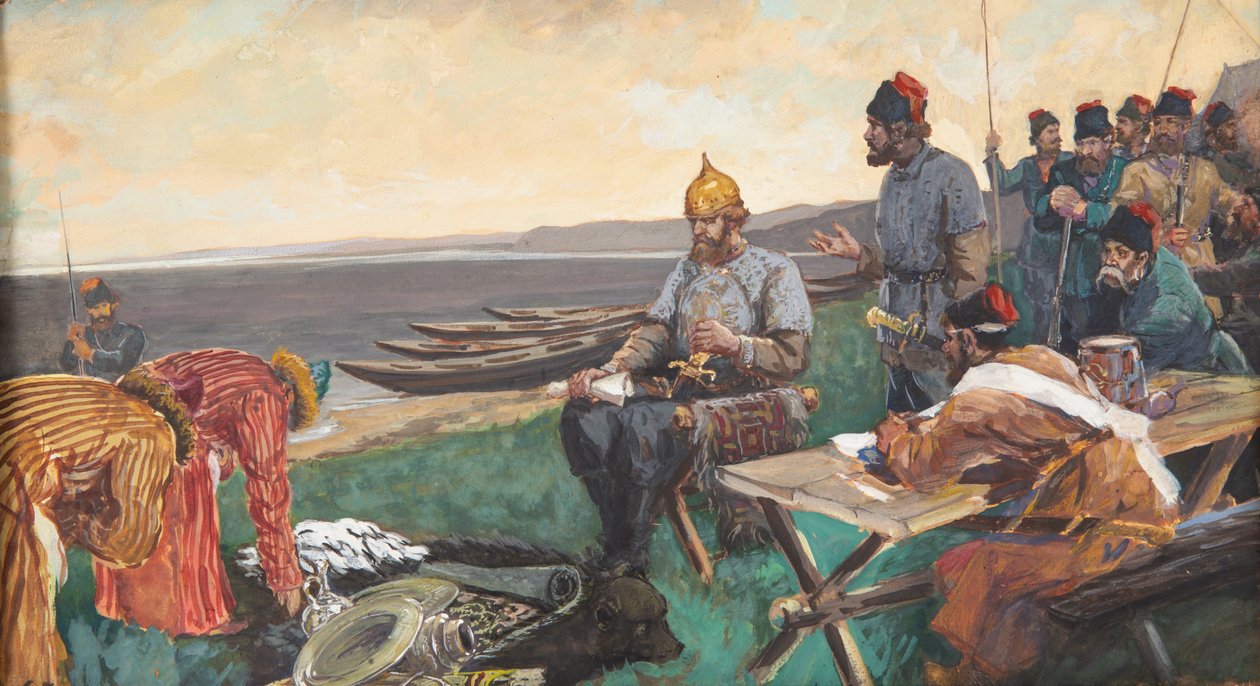 Gaven, c. 1900. av Andrei Petrovich Ryabushkin