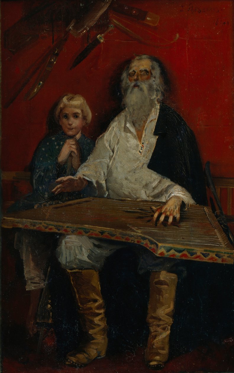 Gusli-spilleren av Andrei Petrovich Ryabushkin