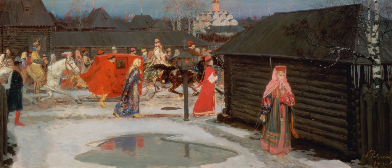 Bryllupsprosesjonen av Andrei Petrovitch Rjabuschkin