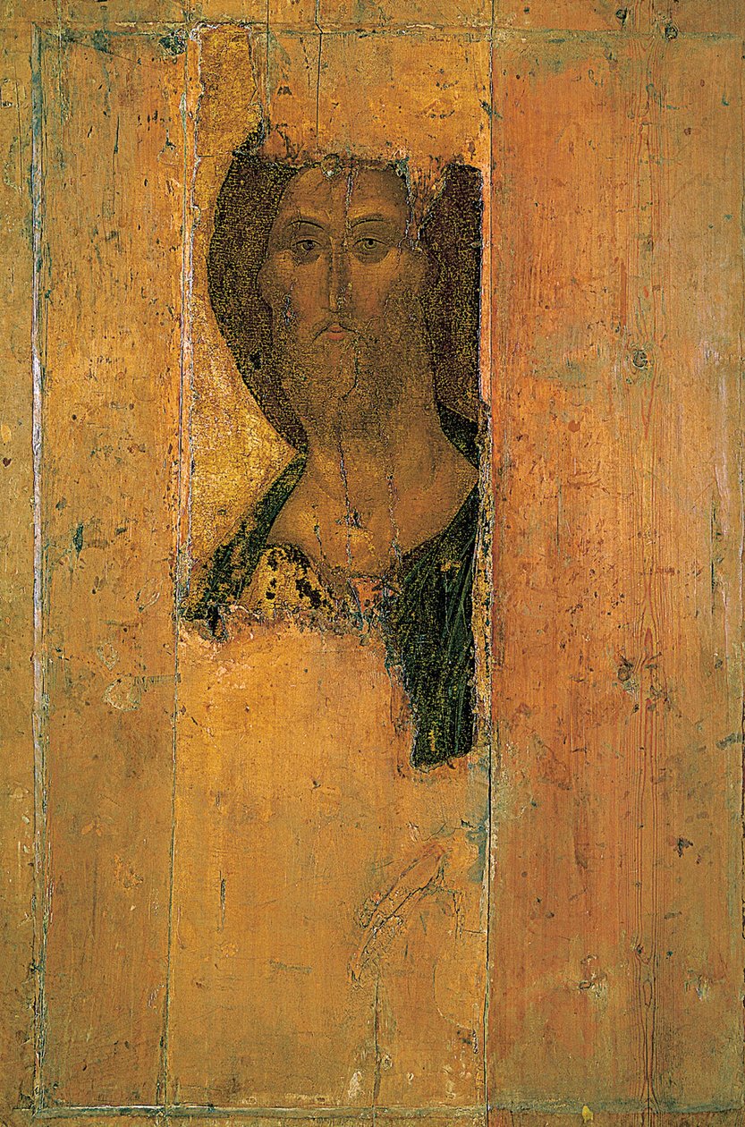 Salvator Mundi, verdens frelser, c1410. av Andrei Rublev