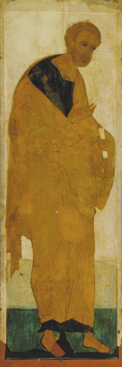 Apostelen Peter fra Deesis-området, ca 1408 av Andrei Rublev