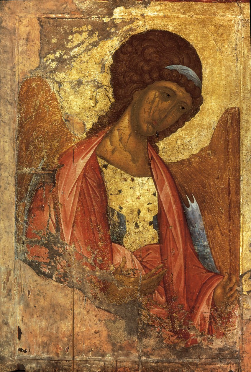 Erkeengelen Michael (russisk ikon), av Andrei Rublev eller Andrej Rubljov (1360-1430), malt mellom 1410 og 1420 (maleri på tre) av Andrei Rublev
