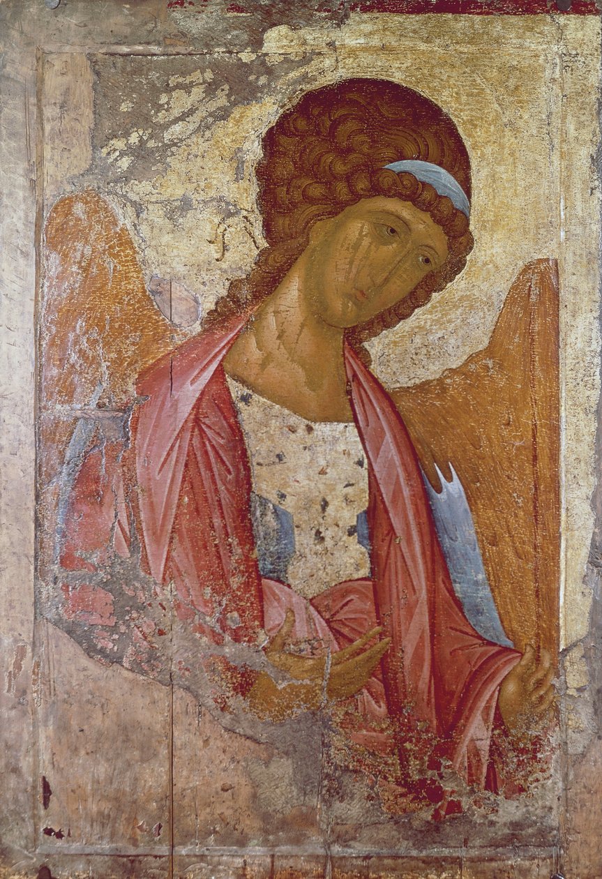 Erkeengelen Michael, av Andrei Rublev eller Andrej Rubljov (1360-1430), malt mellom 1410 og 1420, Icon. av Andrei Rublev