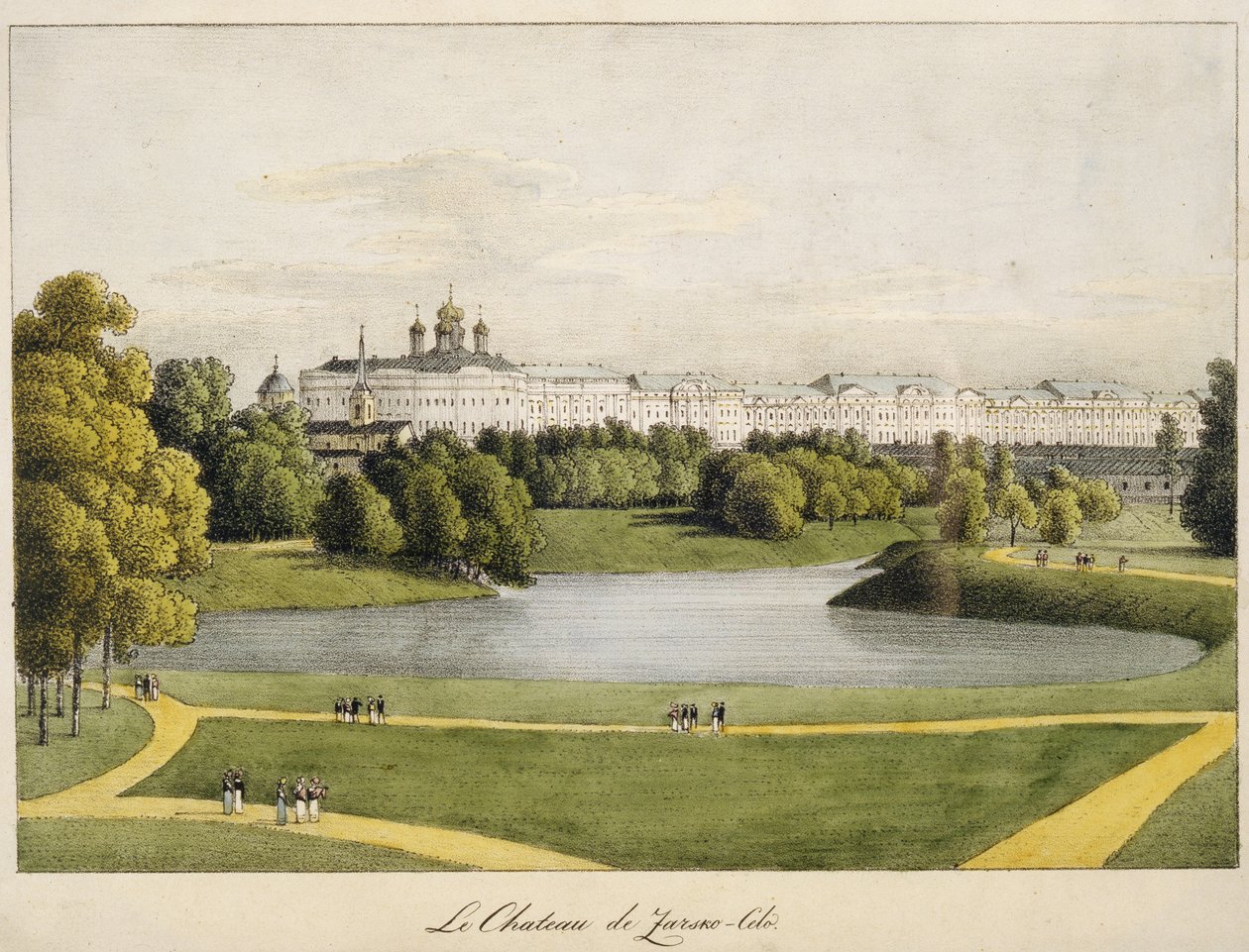 Katarinapalasset i Tsarskoye Selo, 1821-1822 av Andrei Yefimovich Martynov