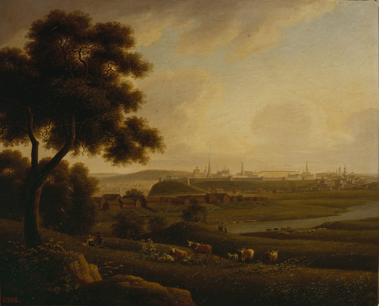 Utsikt over Kazan, 1816 av Andrei Yefimovich Martynov