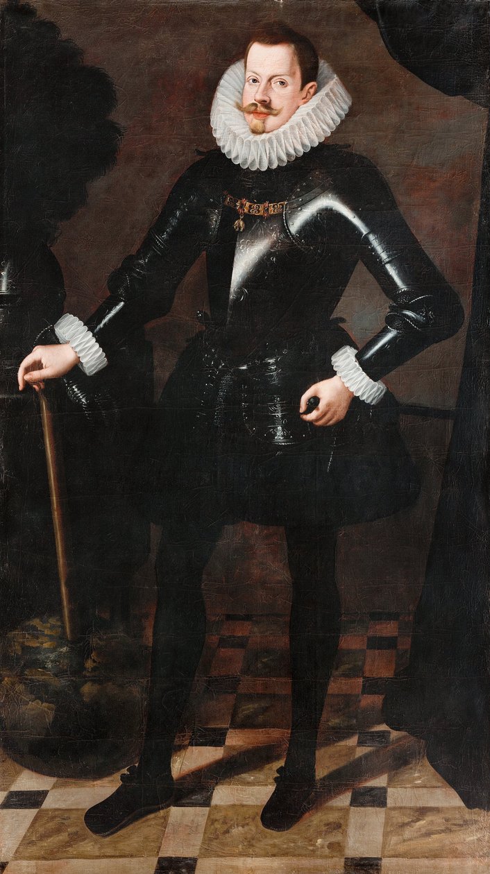 Filip III av Spania, ca. 1617 (olje på lerret) av Andres Lopez Polanco