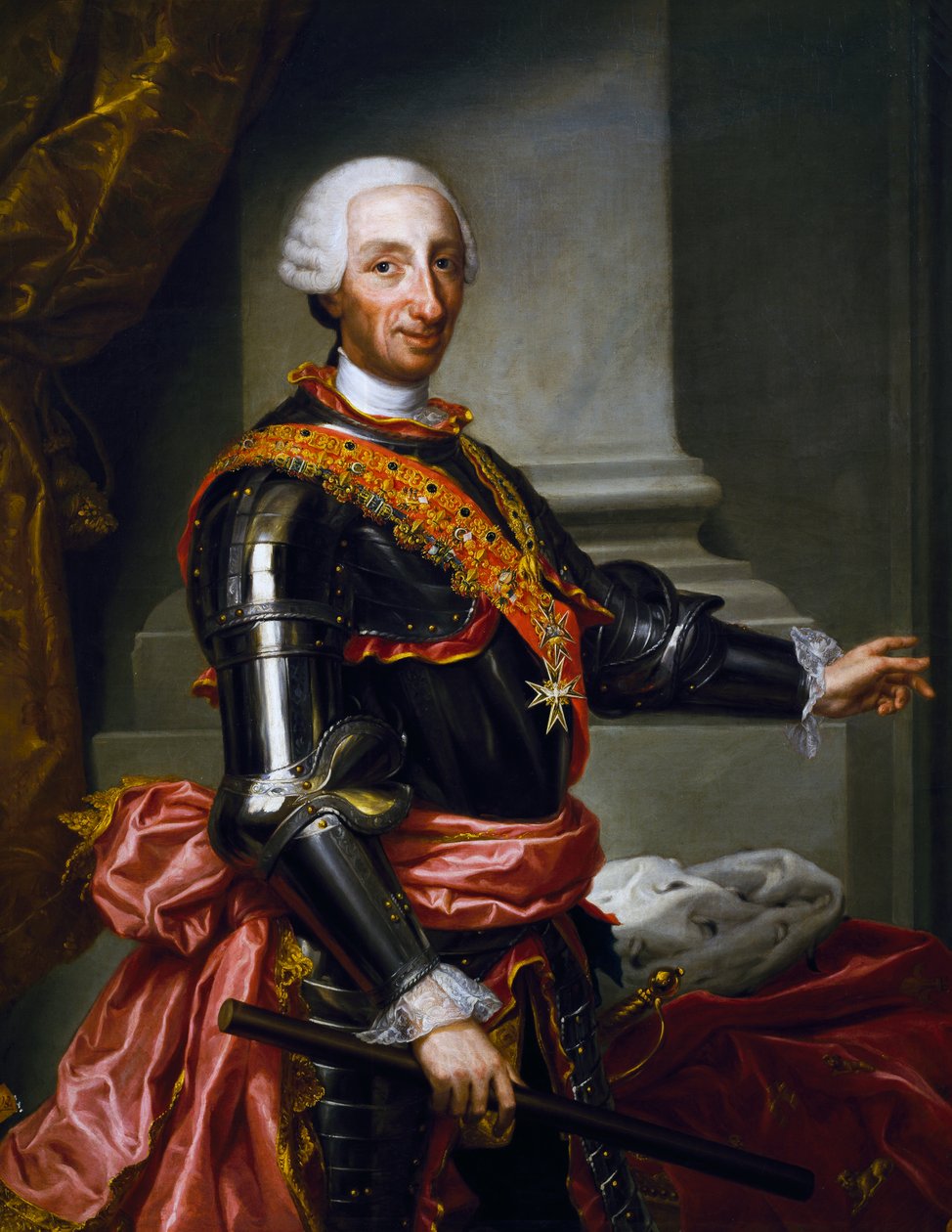 Portrett av Charles III av Bourbon (olje på lerret) av Andrés de la Calleja