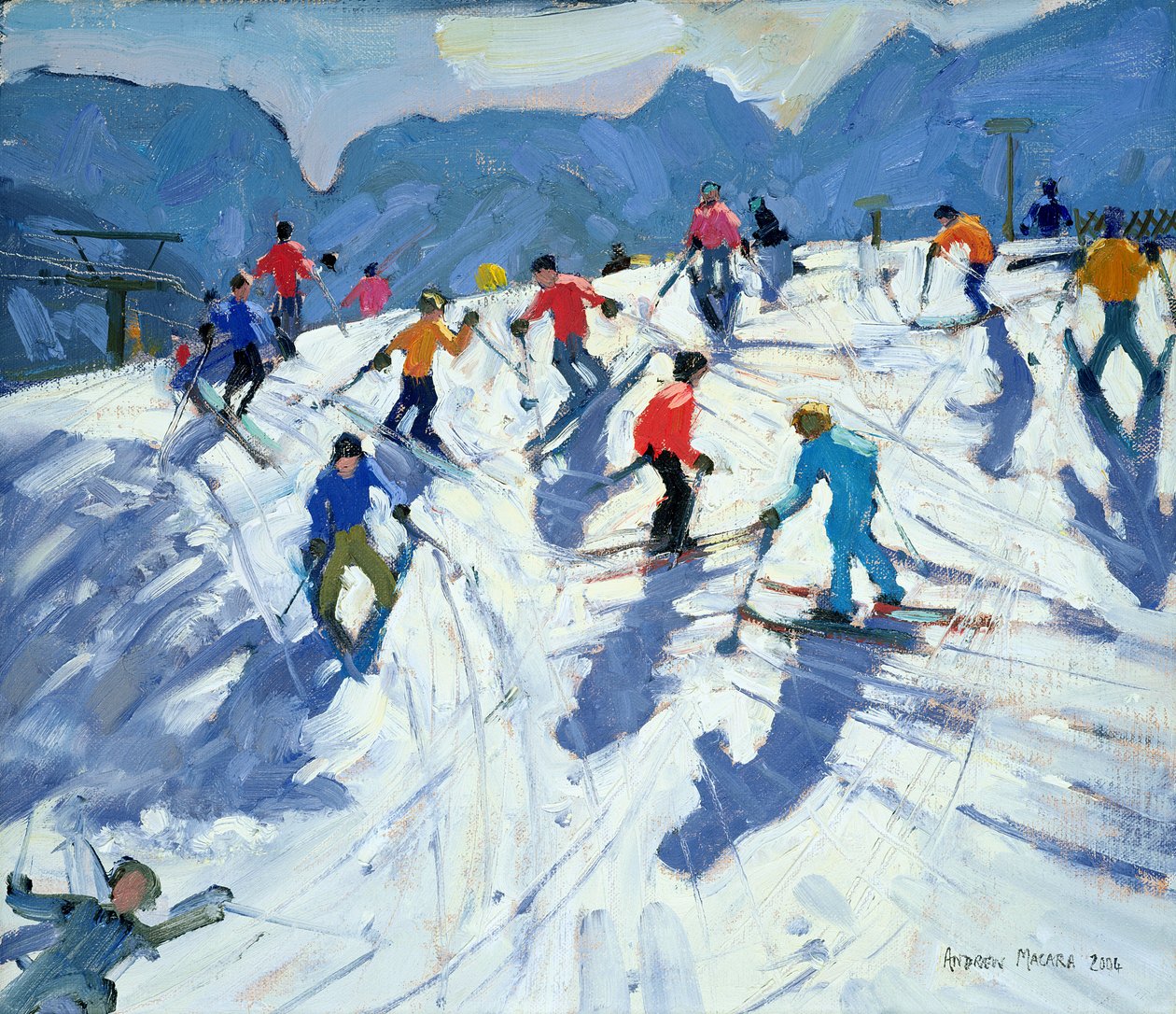 Travl skibakke, Lofer, 2004 av Andrew Macara