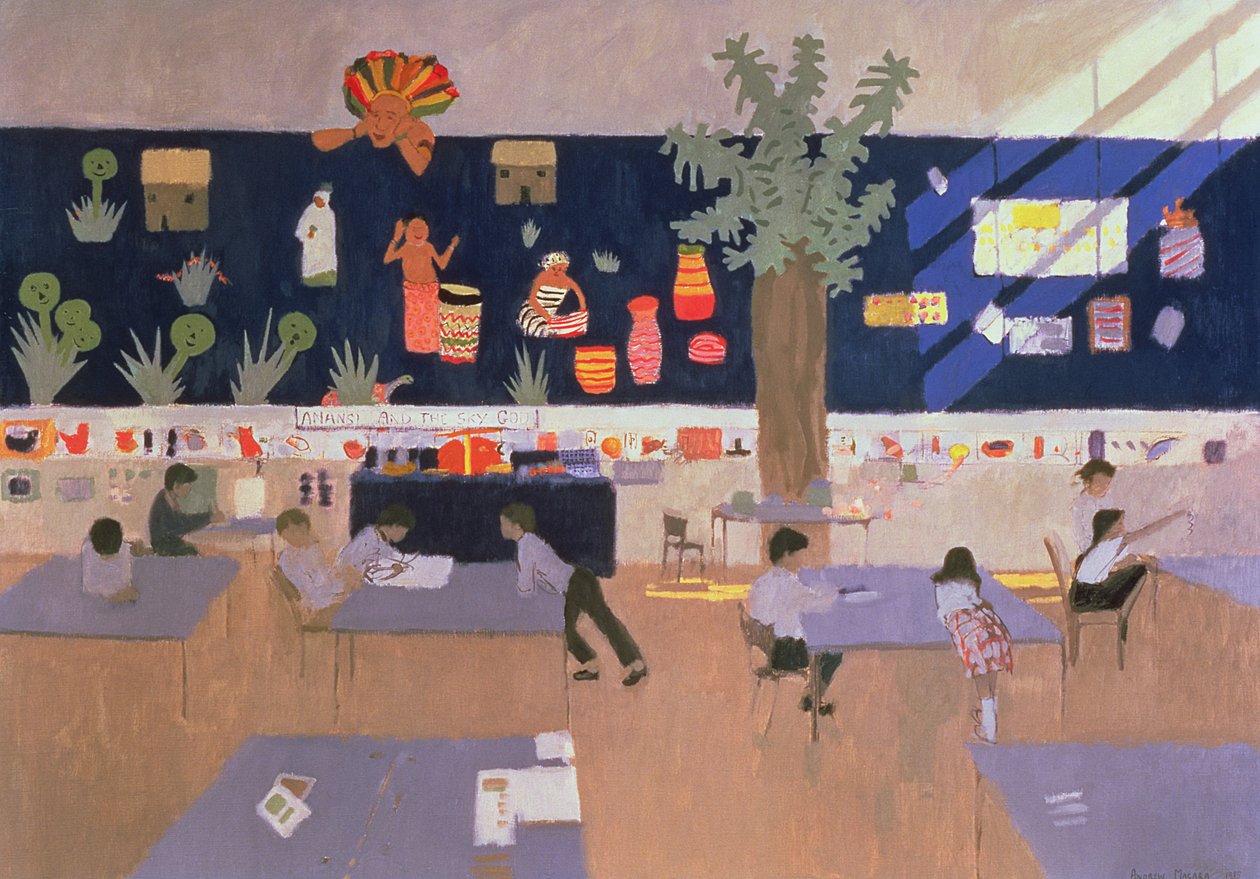 Klasserom, Derby, 1985 av Andrew Macara