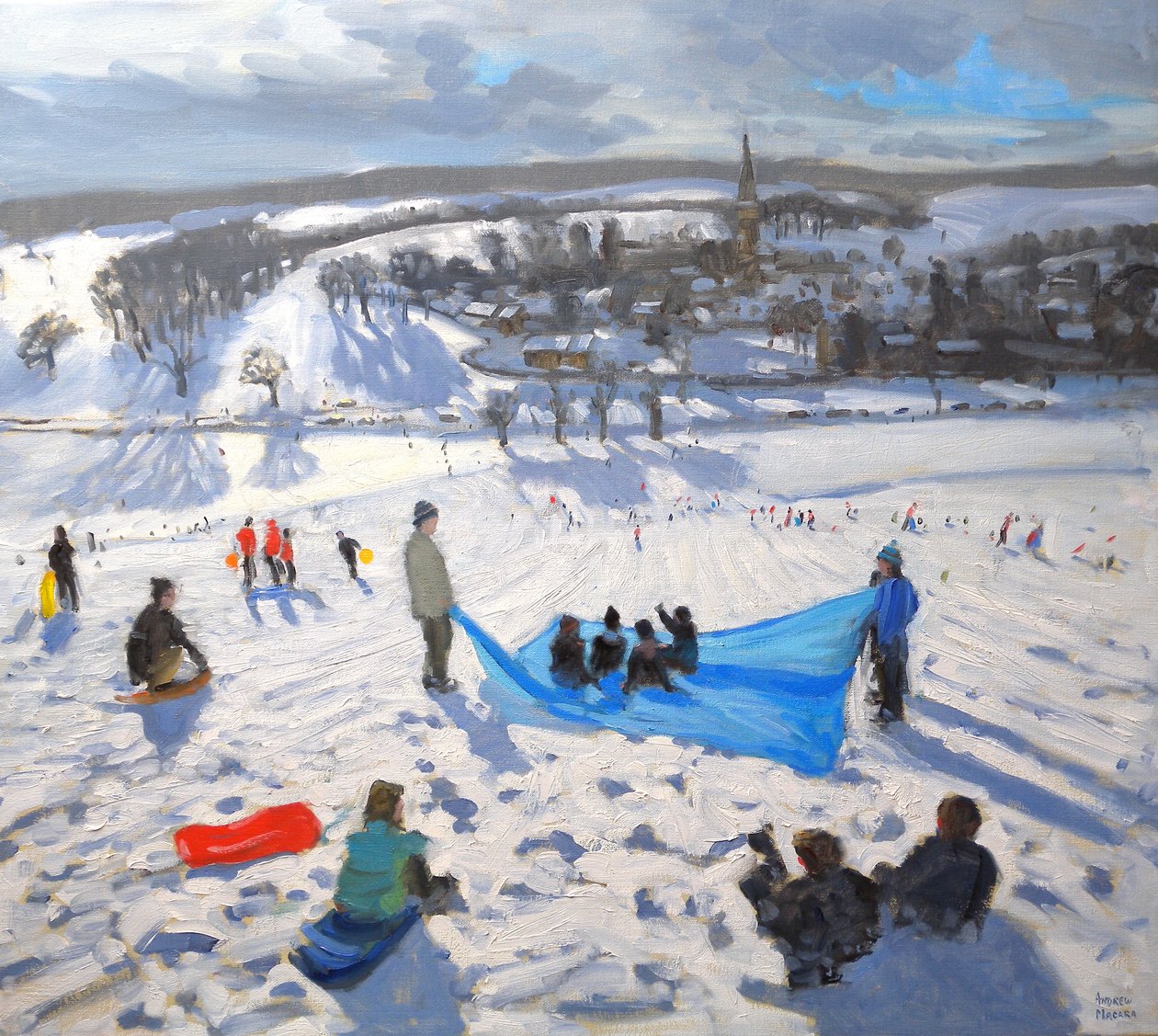 Edensor Village, Chatsworth, 2010 av Andrew Macara