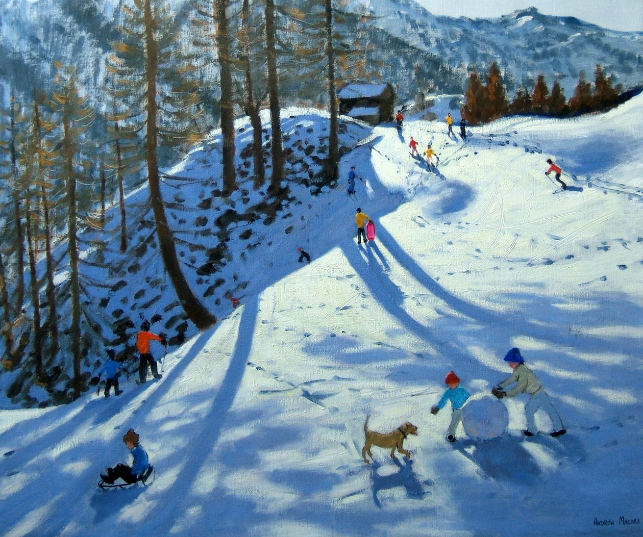 Stor snøball, Zermatt av Andrew Macara