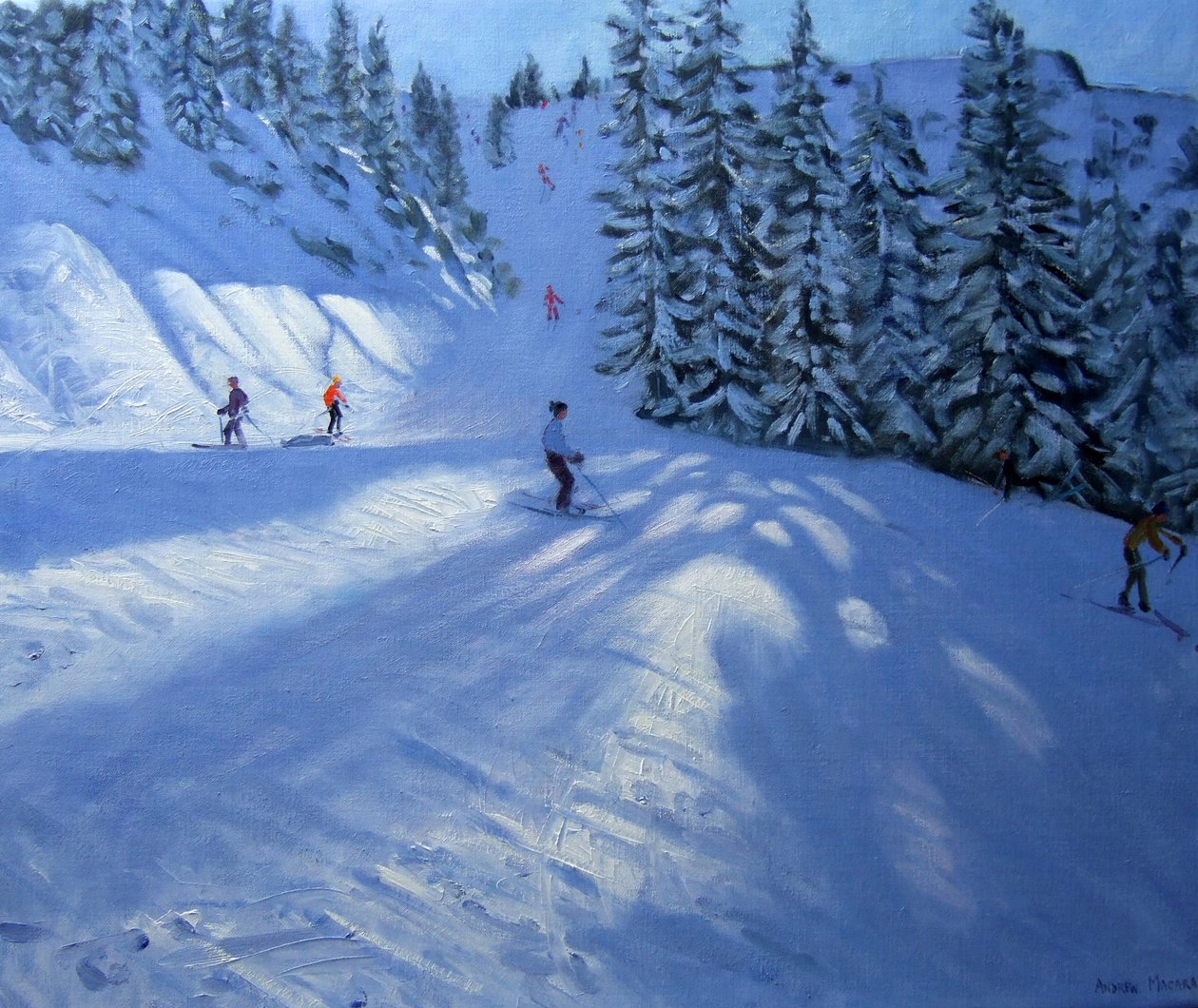 Morzine, skiløype av Andrew Macara