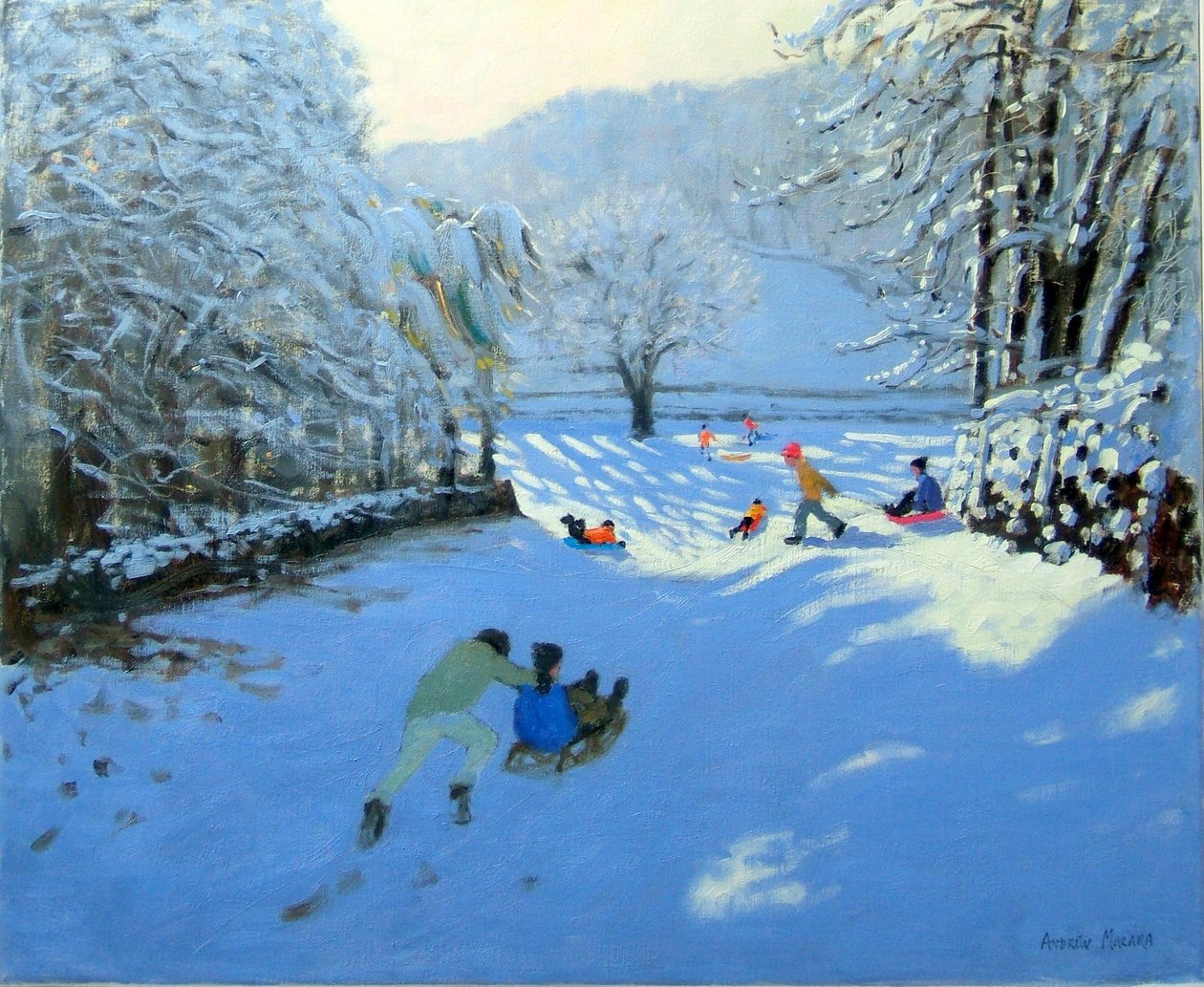 Skyver sleden, Youlgreave av Andrew Macara