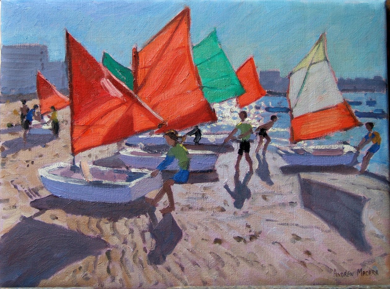 Red Sails, Royan, Frankrike av Andrew Macara